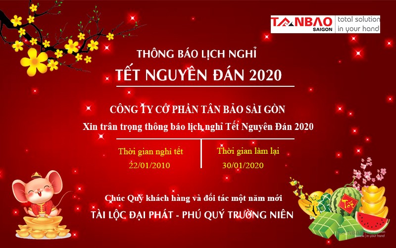 Lịch nghỉ tết nguyên đán Tân Bảo Sài Gòn